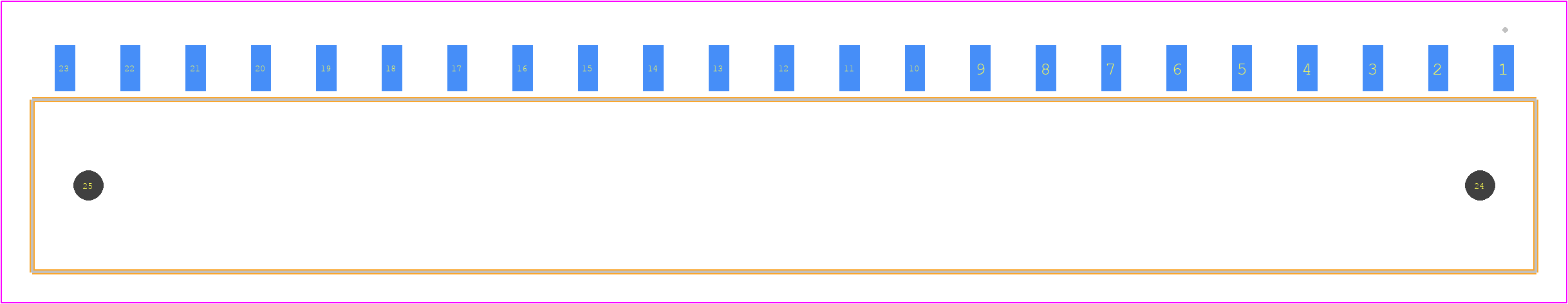 SIB-123-02-F-S-LC - SAMTEC PCB footprint - Other - Other - SIB-123-02-F-S-LC