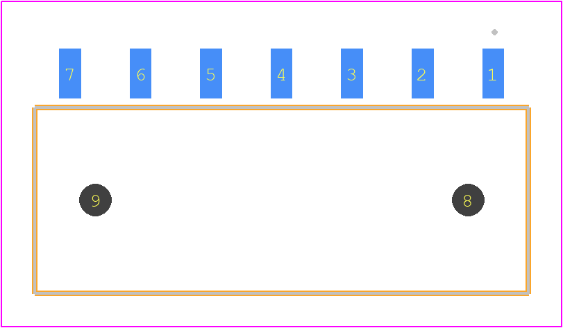 SIB-107-02-F-S-LC - SAMTEC PCB footprint - Other - Other - SIB-107-02-F-S-LC