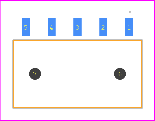 SIB-105-02-F-S-LC - SAMTEC PCB footprint - Other - Other - SIB-105-02-F-S-LC
