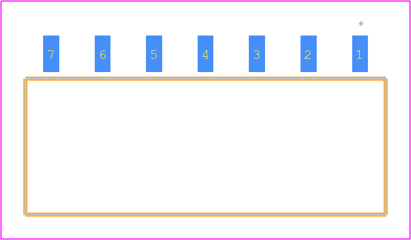 SIB-107-02-F-S - SAMTEC PCB footprint - Other - Other - SIB-107-02-F-S