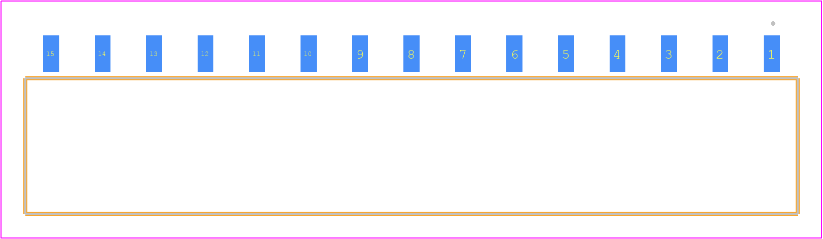SIB-115-02-F-S - SAMTEC PCB footprint - Other - Other - SIB-115-02-F-S