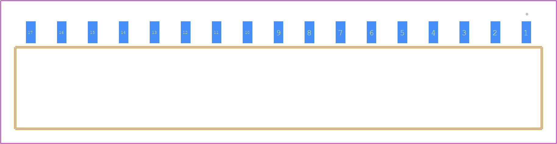 SIB-117-02-F-S - SAMTEC PCB footprint - Other - Other - SIB-117-02-F-S