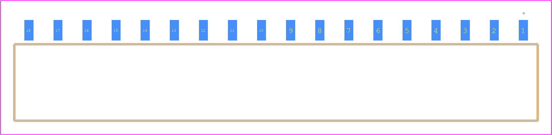 SIB-118-02-F-S - SAMTEC PCB footprint - Other - Other - SIB-118-02-F-S