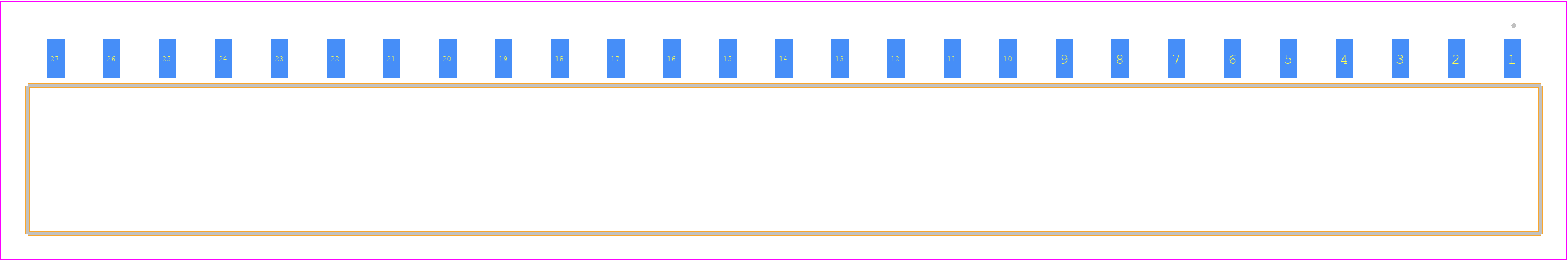 SIB-127-02-F-S - SAMTEC PCB footprint - Other - Other - SIB-127-02-F-S