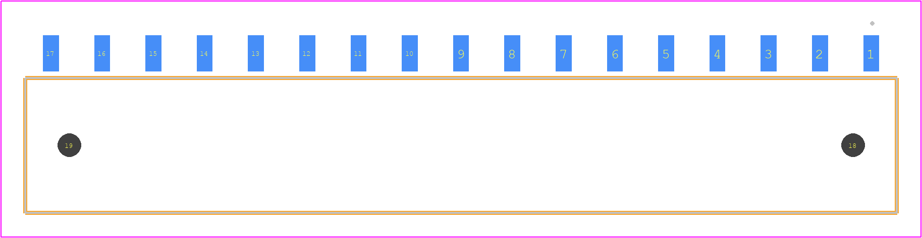 SIB-117-02-F-S-LC - SAMTEC PCB footprint - Other - Other - SIB-117-02-F-S-LC