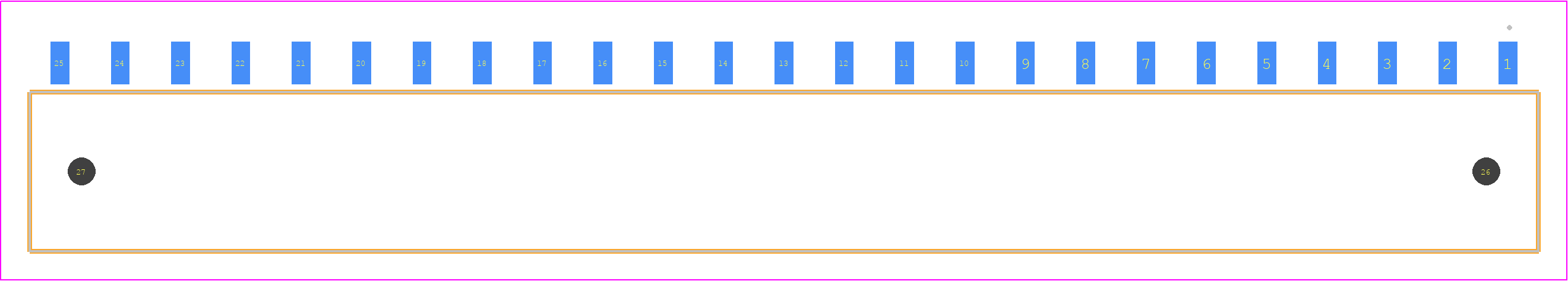 SIB-125-02-F-S-LC - SAMTEC PCB footprint - Other - Other - SIB-125-02-F-S-LC