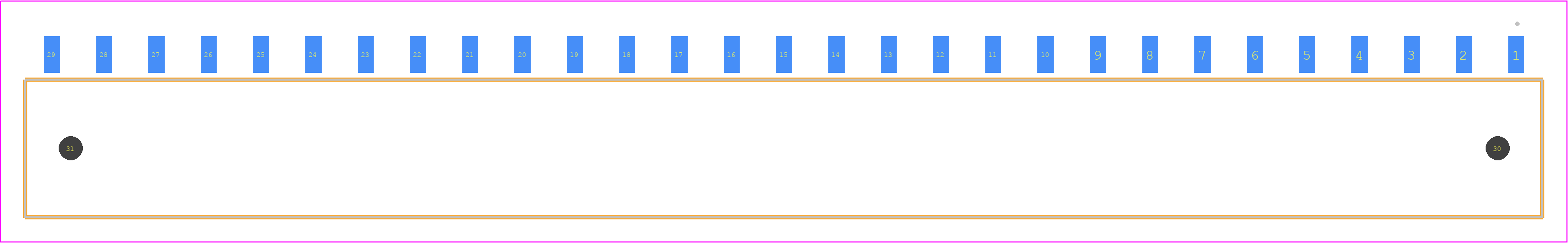 SIB-129-02-F-S-LC - SAMTEC PCB footprint - Other - Other - SIB-129-02-F-S-LC