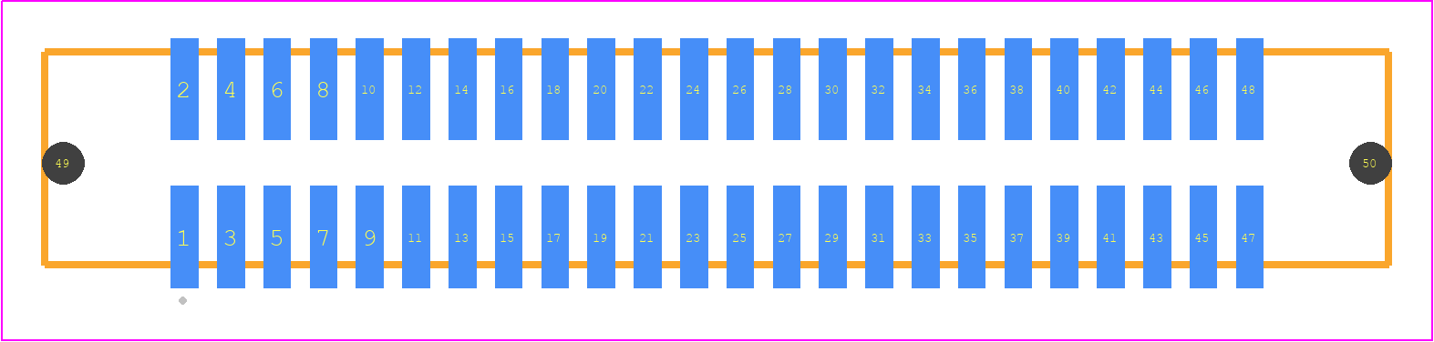 SHF-124-01-F-D-SM-LC - SAMTEC PCB footprint - Other - Other - SHF-124-01-X-D-SM-LC
