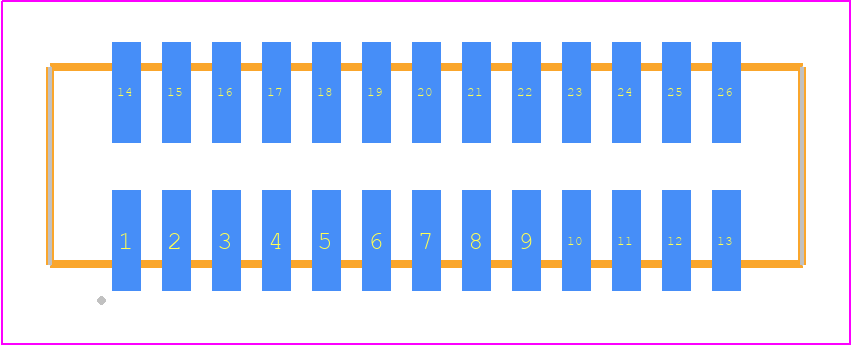 G125-MS12605L0R - Harwin PCB footprint - Other - Other - G125-MS11305L0R