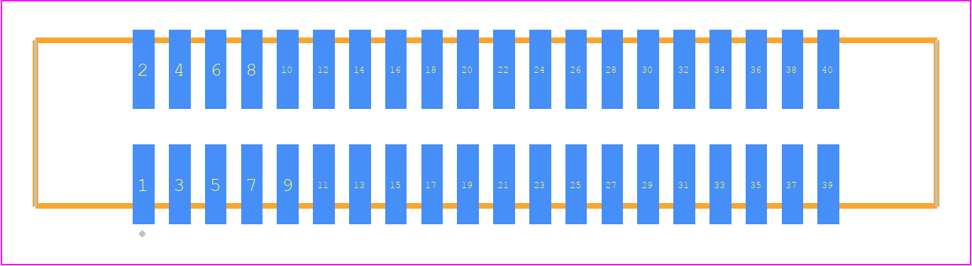 SHF-120-01-S-D-SM-TR - SAMTEC PCB footprint - Other - Other - SHF-120-01-X-D-SM-TR