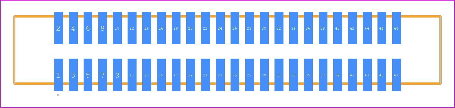 SHF-124-01-S-D-SM - SAMTEC PCB footprint - Other - Other - SHF-124-01-X-D-SM