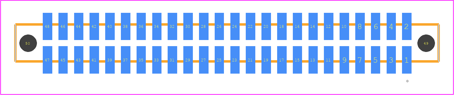SFC-124-T2-F-D-A-K - SAMTEC PCB footprint - Other - Other - SFC-124-T2-XX-D-A-K