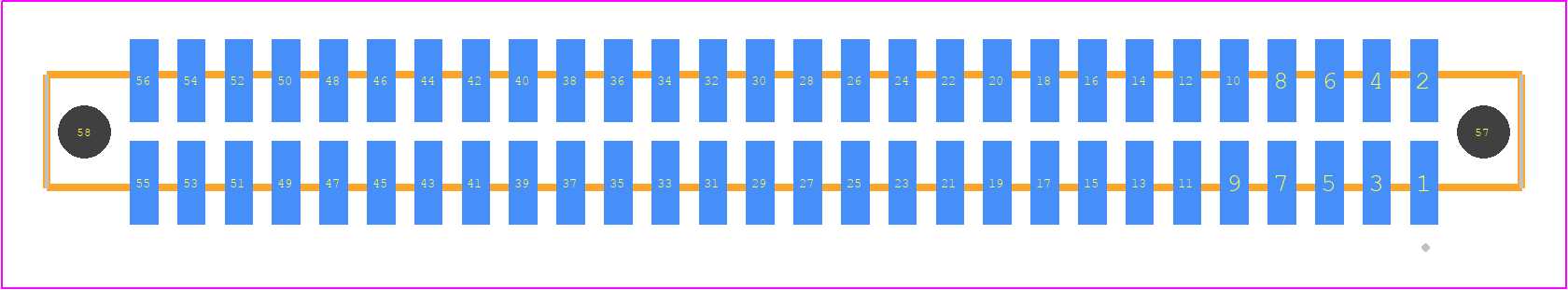 SFC-128-T2-F-D-A-K - SAMTEC PCB footprint - Other - Other - SFC-128-T2-XX-D-A-K
