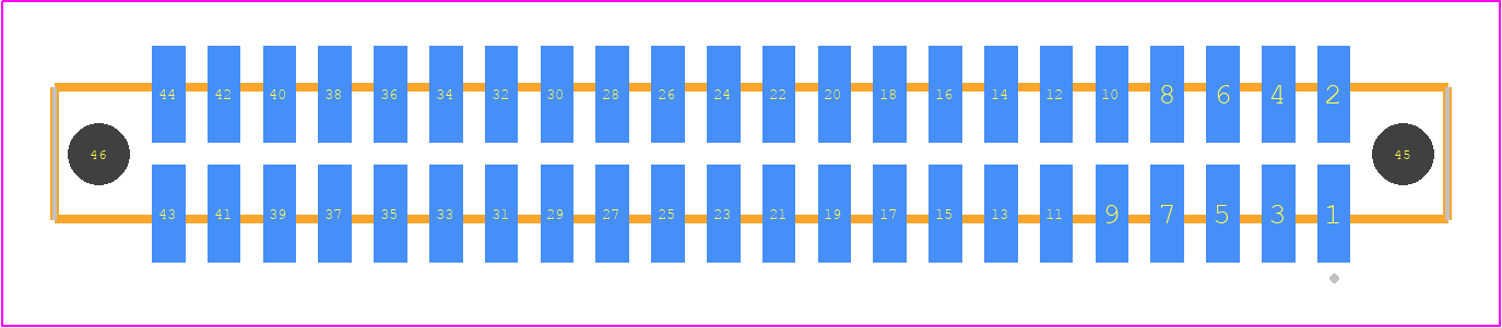 SFC-122-T2-L-D-A - SAMTEC PCB footprint - Other - Other - SFC-122-T2-XX-D-A