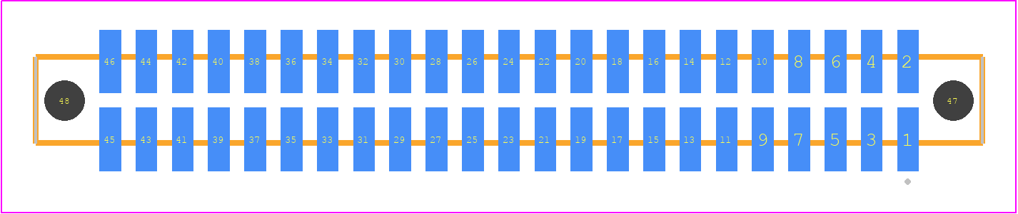 SFC-123-T2-LM-D-A - SAMTEC PCB footprint - Other - Other - SFC-123-T2-XX-D-A