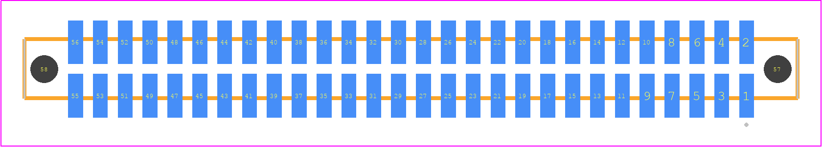 SFC-128-T2-L-D-A - SAMTEC PCB footprint - Other - Other - SFC-128-T2-XX-D-A