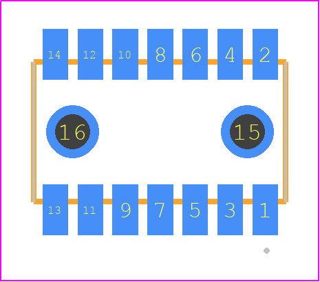 RSM-107-02-S-D-LC - SAMTEC PCB footprint - Other - Other - RSM-107-02-XX-D-LC