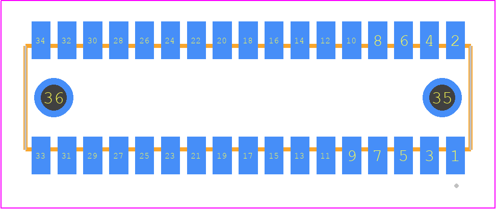 RSM-117-02-F-D-LC - SAMTEC PCB footprint - Other - Other - RSM-117-02-XX-D-LC