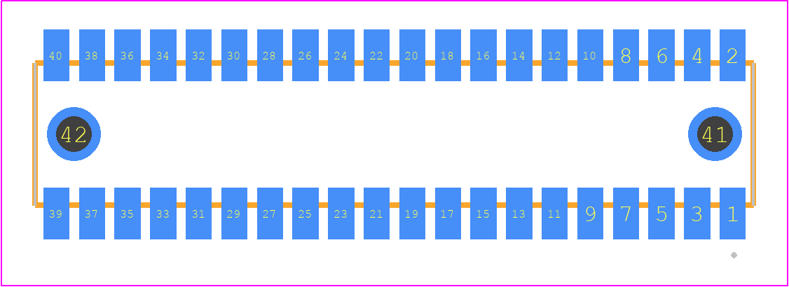 RSM-120-02-F-D-LC - SAMTEC PCB footprint - Other - Other - RSM-120-02-XX-D-LC
