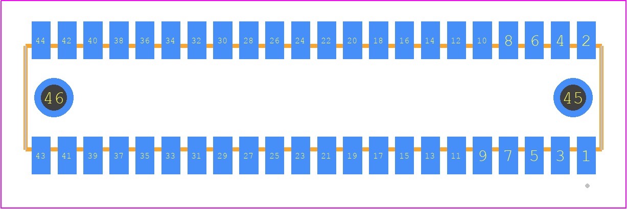 RSM-122-02-L-D-LC - SAMTEC PCB footprint - Other - Other - RSM-122-02-XX-D-LC