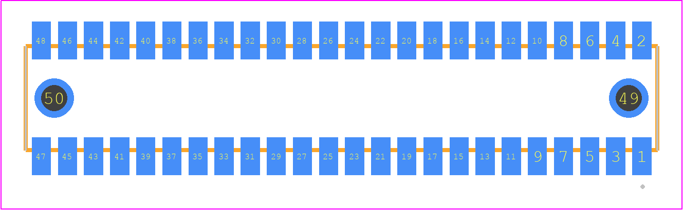 RSM-124-02-TM-D-LC - SAMTEC PCB footprint - Other - Other - RSM-124-02-XX-D-LC