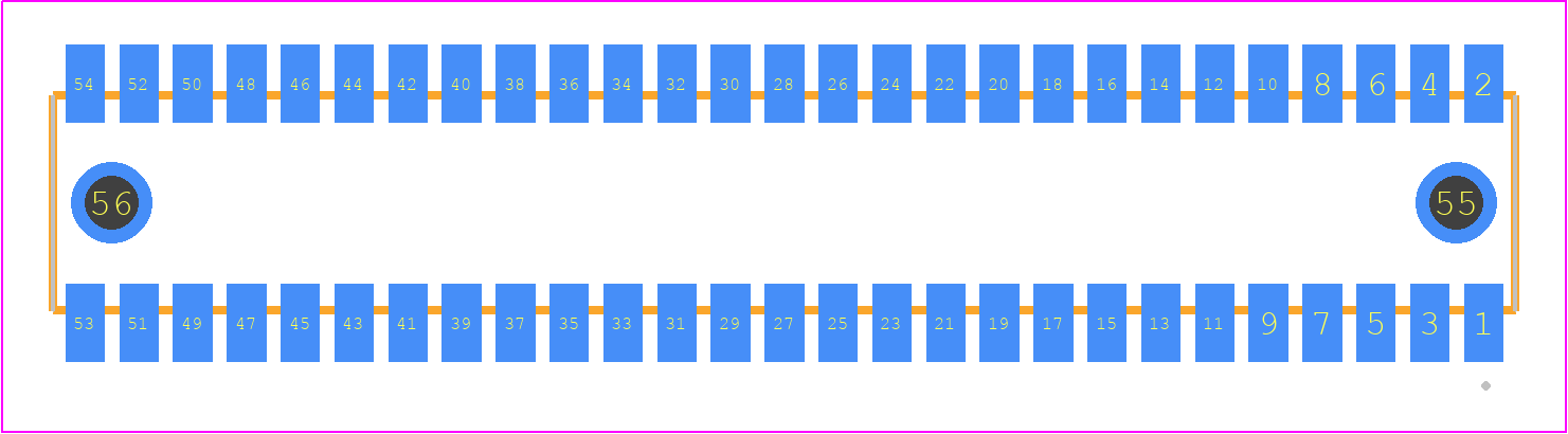 RSM-127-02-L-D-LC - SAMTEC PCB footprint - Other - Other - RSM-127-02-XX-D-LC