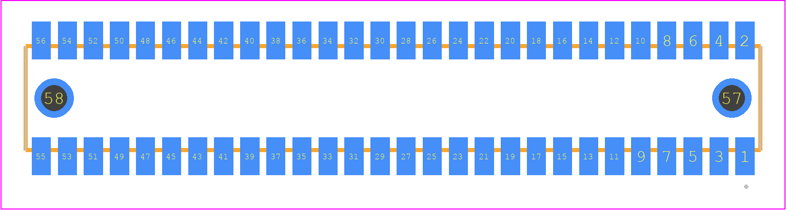 RSM-128-02-TM-D-LC - SAMTEC PCB footprint - Other - Other - RSM-128-02-XX-D-LC