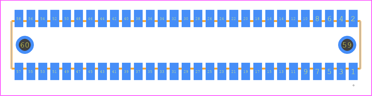 RSM-129-02-TM-D-LC - SAMTEC PCB footprint - Other - Other - RSM-129-02-XX-D-LC