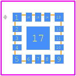 SKY66115-11 - Skyworks PCB footprint - Other - Other - SKY66115-11-3