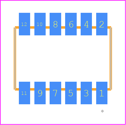 RSM-106-02-FM-D-K-TR - SAMTEC PCB footprint - Other - Other - RSM-106-02-XX-D-K-TR