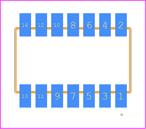 RSM-107-02-S-D - SAMTEC PCB footprint - Other - Other - RSM-107-02-XX-D