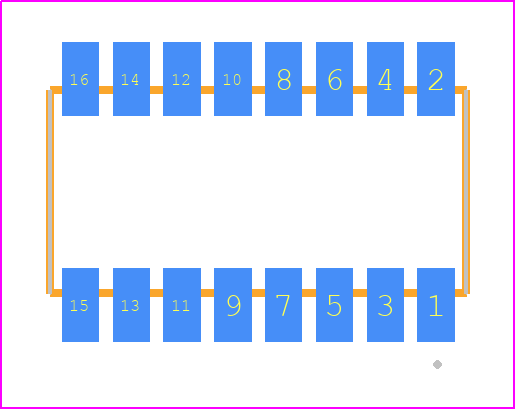 RSM-108-02-F-D - SAMTEC PCB footprint - Other - Other - RSM-108-02-XX-D