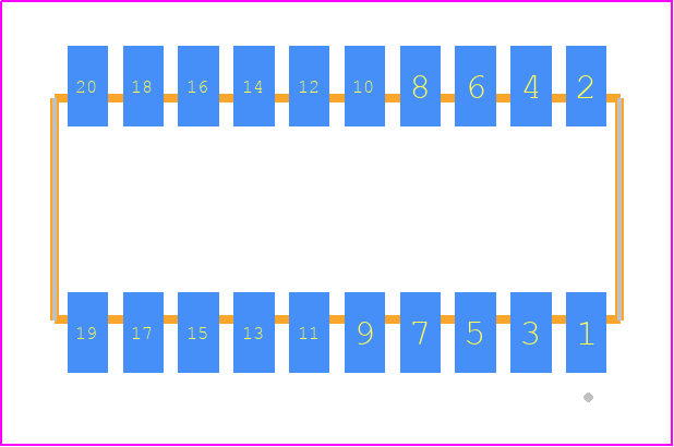RSM-110-02-H-D - SAMTEC PCB footprint - Other - Other - RSM-110-02-XX-D