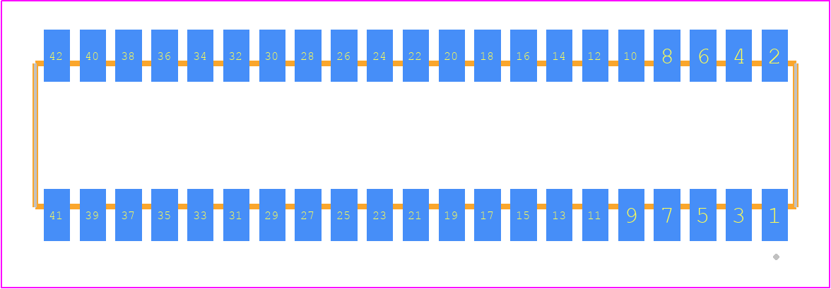 RSM-121-02-H-D - SAMTEC PCB footprint - Other - Other - RSM-121-02-XX-D