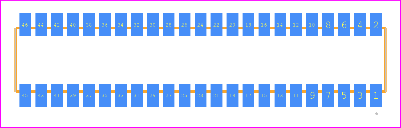 RSM-123-02-T-D - SAMTEC PCB footprint - Other - Other - RSM-123-02-XX-D