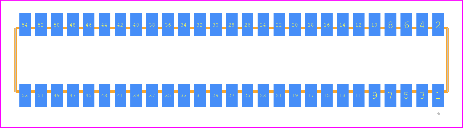 RSM-127-02-TM-D - SAMTEC PCB footprint - Other - Other - RSM-127-02-XX-D