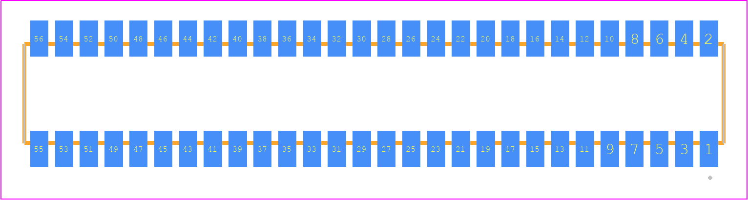RSM-128-02-TM-D - SAMTEC PCB footprint - Other - Other - RSM-128-02-XX-D