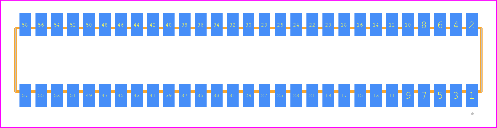 RSM-129-02-F-D - SAMTEC PCB footprint - Other - Other - RSM-129-02-XX-D