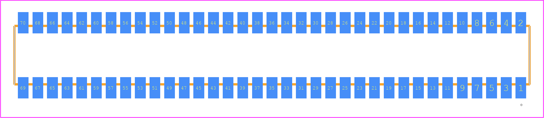 RSM-135-02-L-D - SAMTEC PCB footprint - Other - Other - RSM-135-02-XX-D