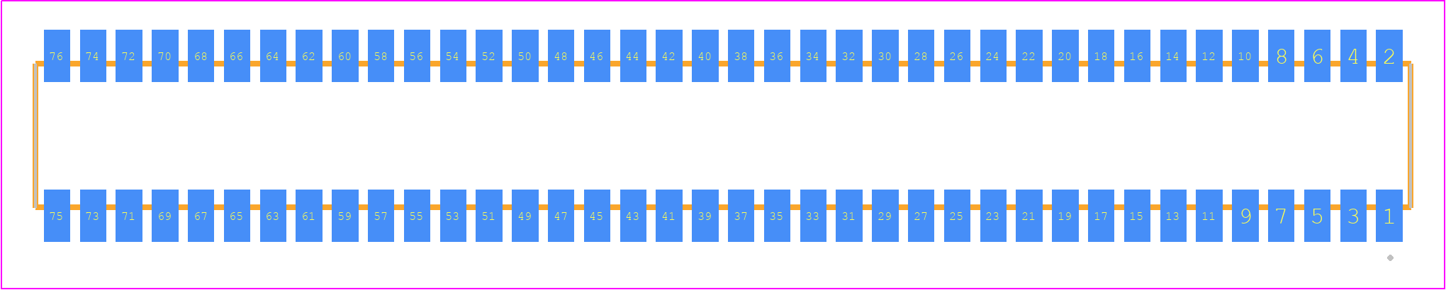 RSM-138-02-T-D - SAMTEC PCB footprint - Other - Other - RSM-138-02-XX-D