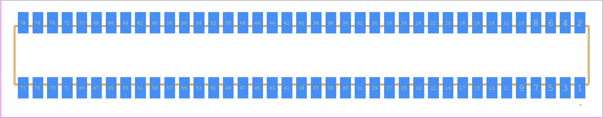 RSM-139-02-F-D - SAMTEC PCB footprint - Other - Other - RSM-139-02-XX-D