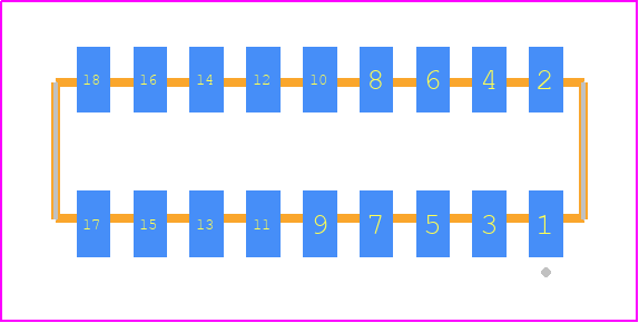CLP-109-02-SM-D - SAMTEC PCB footprint - Other - Other - CLP-109-02-XXX-D
