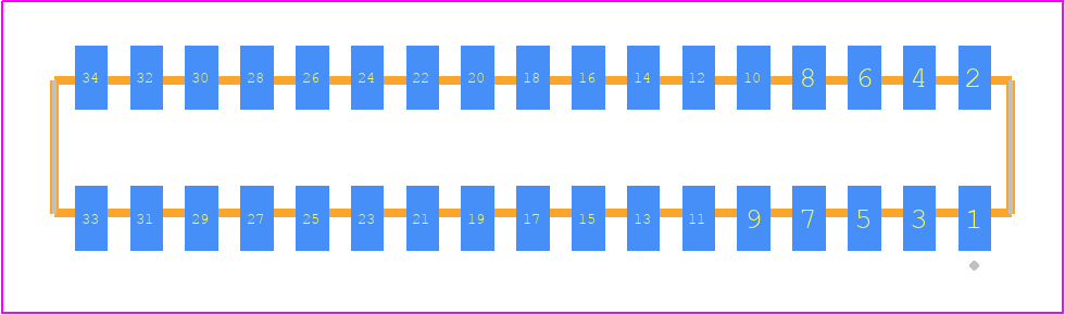 CLP-117-02-SM-D - SAMTEC PCB footprint - Other - Other - CLP-117-02-XXX-D