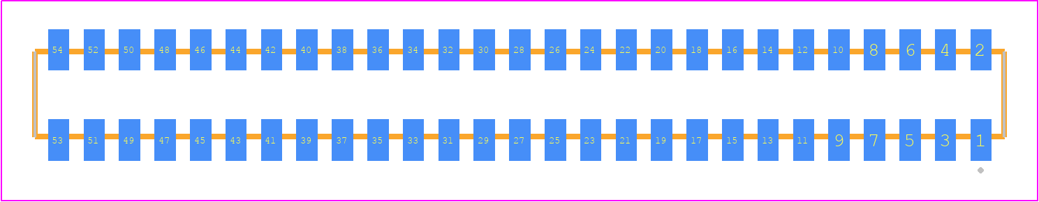 CLP-127-02-LM-D - SAMTEC PCB footprint - Other - Other - CLP-127-02-XXX-D