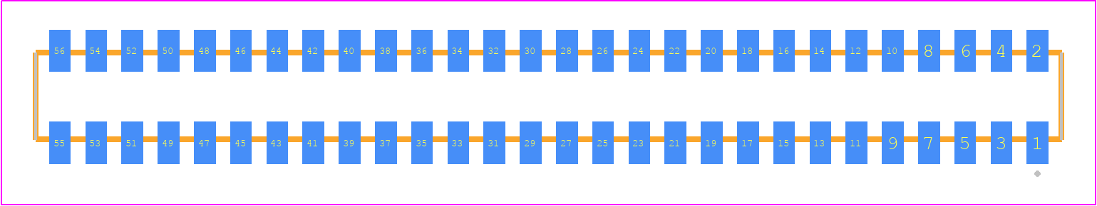 CLP-128-02-LM-D - SAMTEC PCB footprint - Other - Other - CLP-128-02-XXX-D