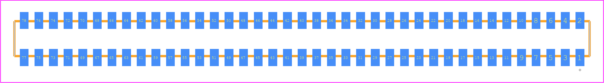 CLP-139-02-G-D - SAMTEC PCB footprint - Other - Other - CLP-139-02-XXX-D