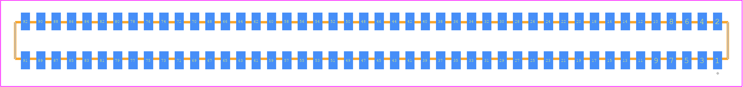 CLP-146-02-LM-D - SAMTEC PCB footprint - Other - Other - CLP-146-02-XXX-D