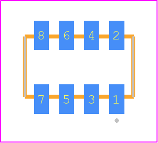 CLP-104-02-H-D-TR - SAMTEC PCB footprint - Other - Other - CLP-104-02-XXX-D-TR