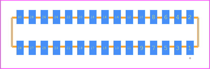 CLP-115-02-H-D-TR - SAMTEC PCB footprint - Other - Other - CLP-115-02-XXX-D-TR