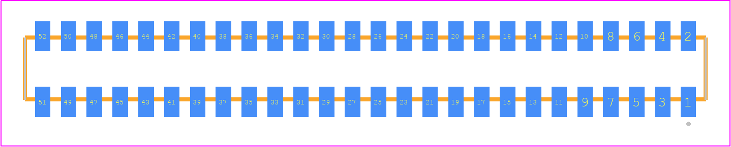 CLP-126-02-LM-D-TR - SAMTEC PCB footprint - Other - Other - CLP-126-02-XXX-D-TR